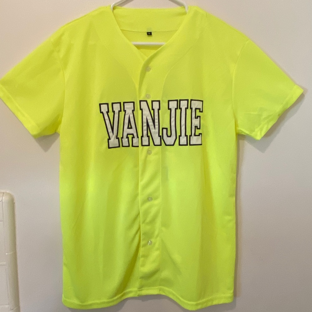 🥳HP🥳Miss Vanjie Neon Baseball Jersey 🥳 - Picture 1 of 5